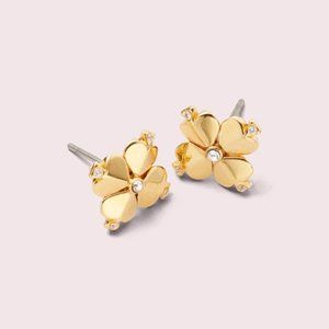 Kate Spade Legacy Logo Spade Flower Studs Earrings (BRAND NEW)